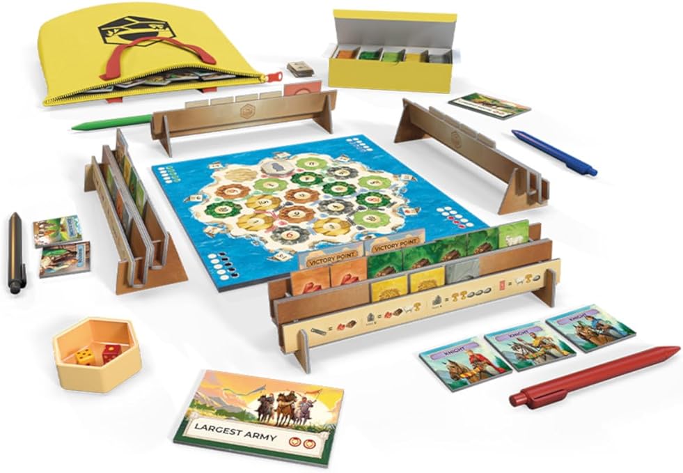 Catan Zip Travel — Jogo de Tabuleiro Portátil - Imagem 3