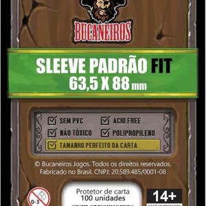Sleeve Padrão Fit Bucaneiros — 100 unidades