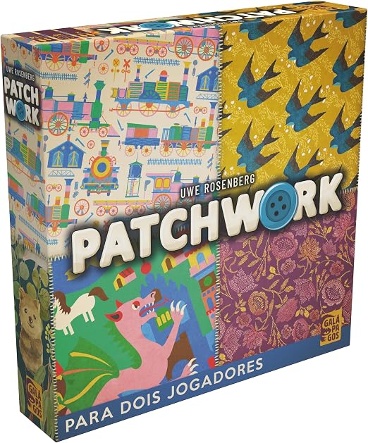 Patchwork — Jogo de Tabuleiro de Costura para 2