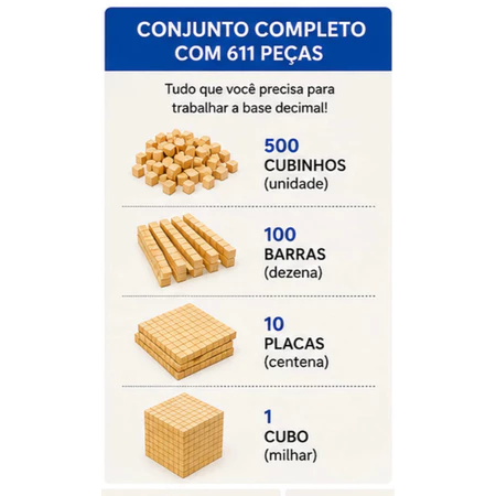 Material Dourado 611 Peças — MDF Toy Trade - Imagem 2